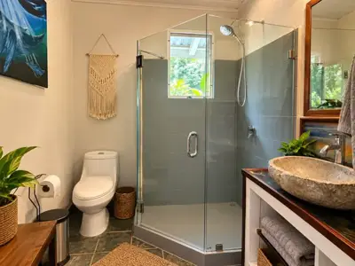 Metal room — Bathroom